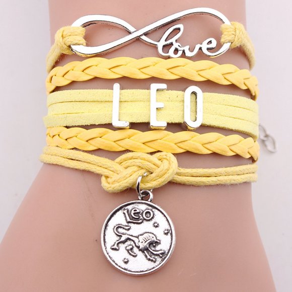 Sagittarius Bracelet Brown Leather Silver - Picture 4 of 12